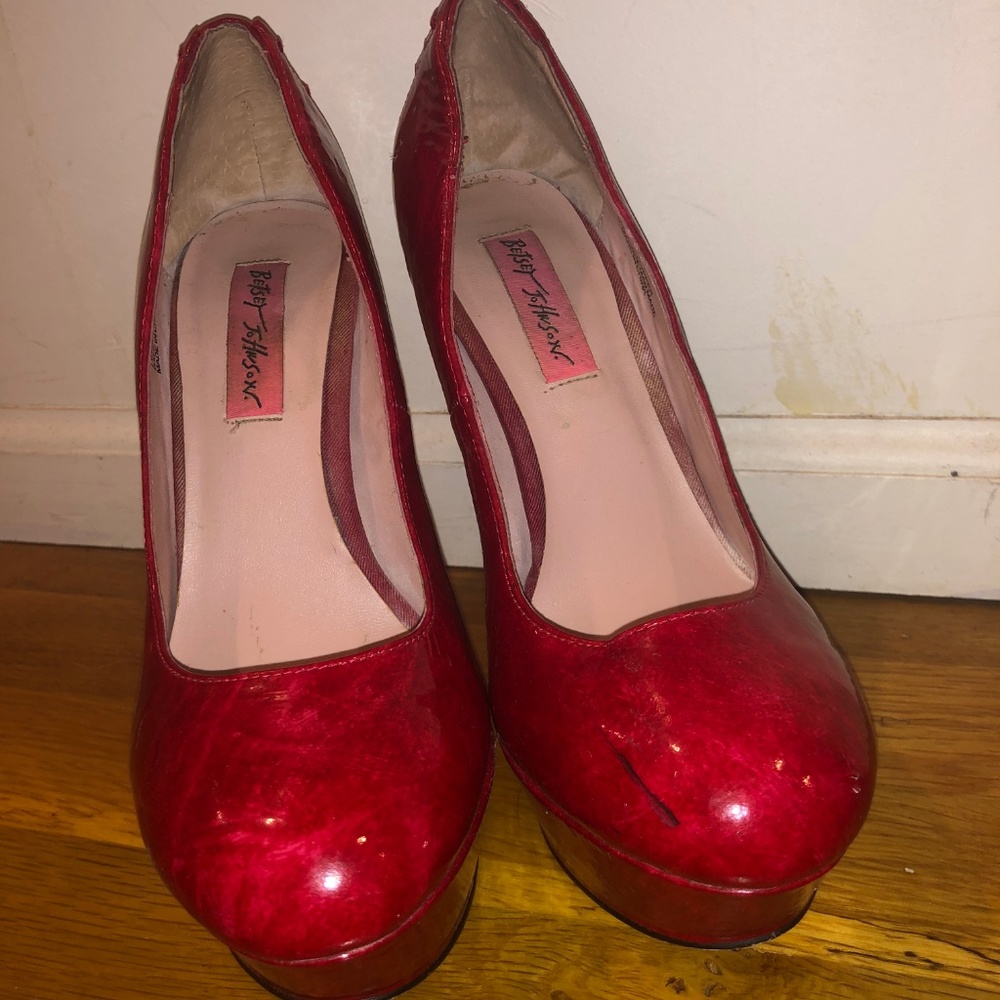 Betsey Johnson Red Pumps